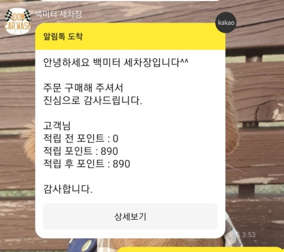 백미터세차장 이미지