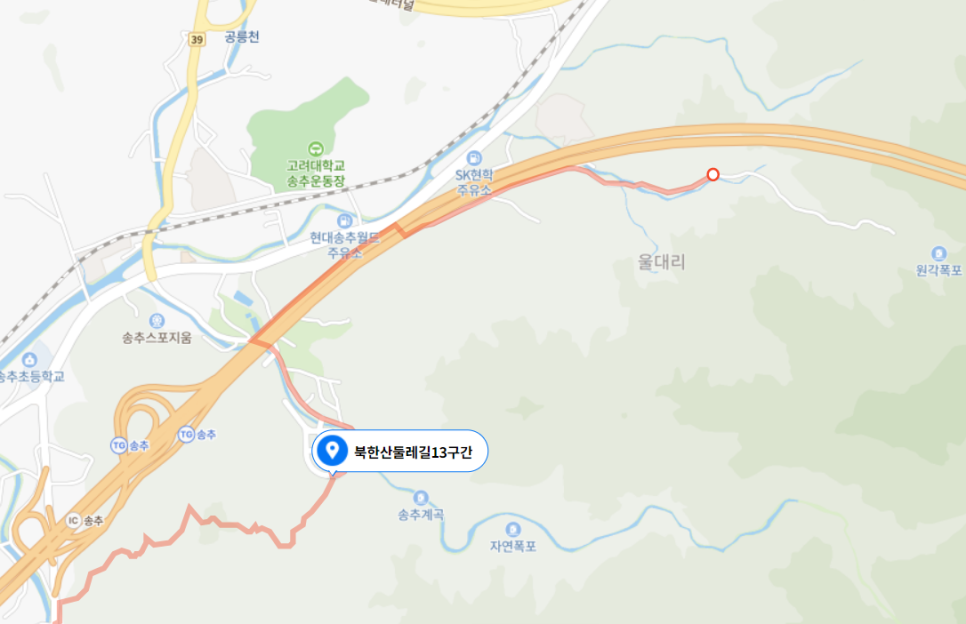 북한산주유소 이미지