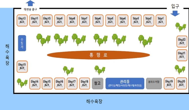 청포대일등캠핑장 이미지