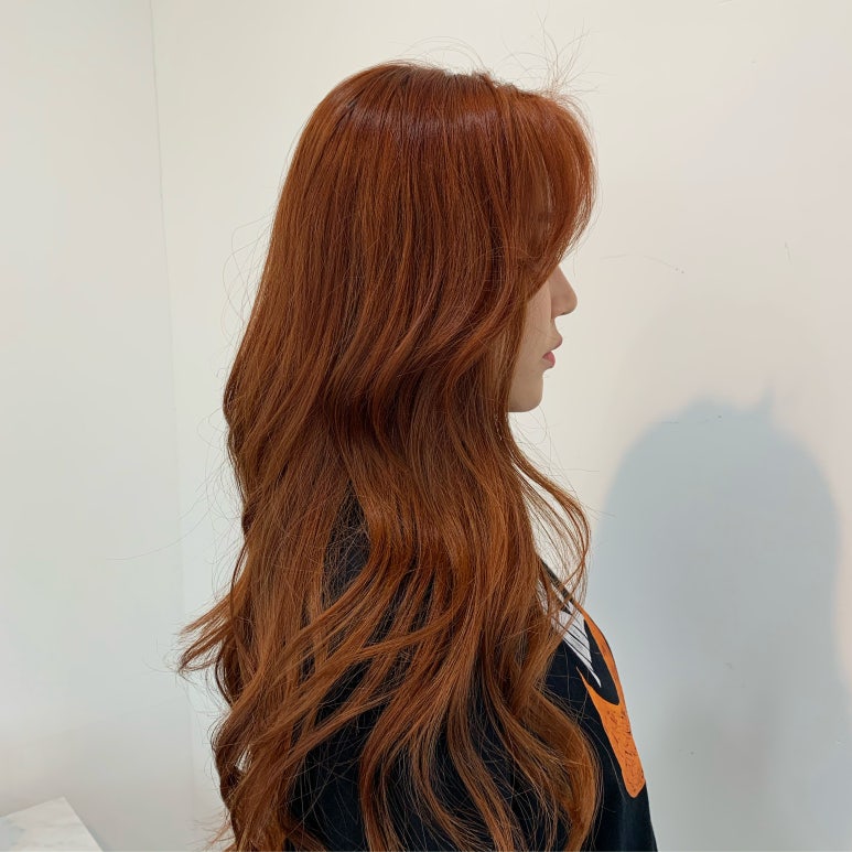 민오렌지헤어 이미지