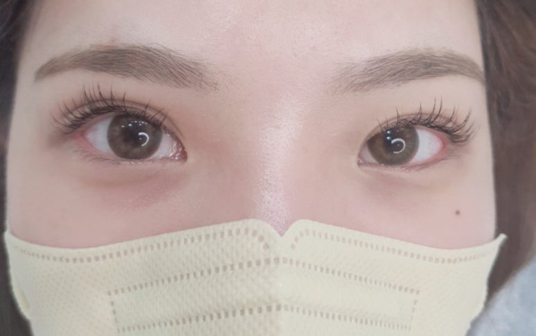오블리속눈썹 이미지