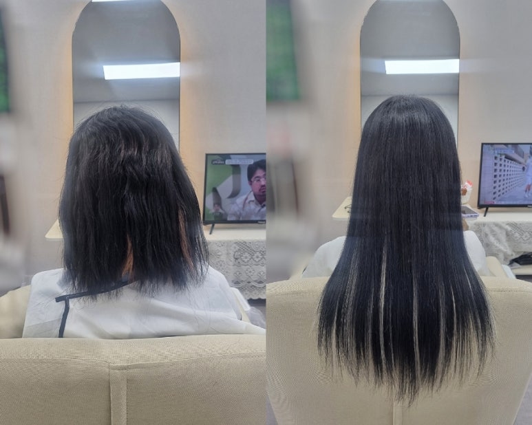 블랑쉬붙임머리 이미지