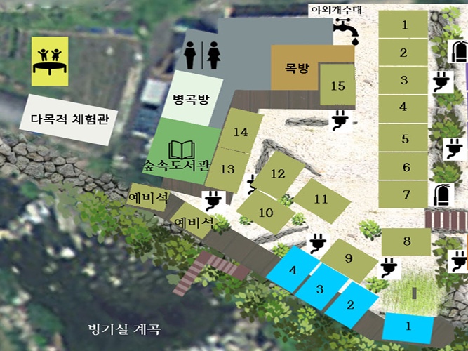 달빛계곡캠핑장 이미지
