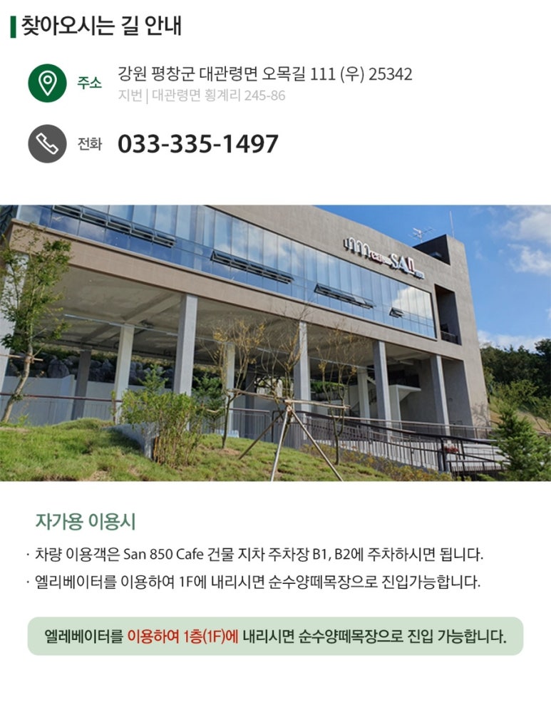 법인대관령순수양떼목장 이미지