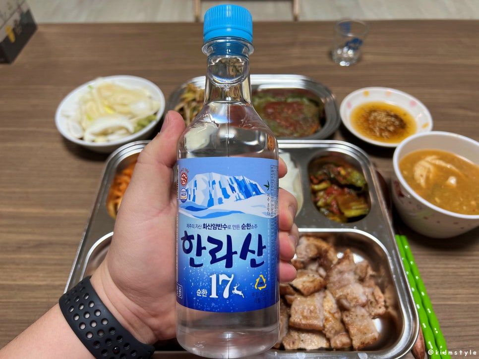 소주와삼겹살 이미지