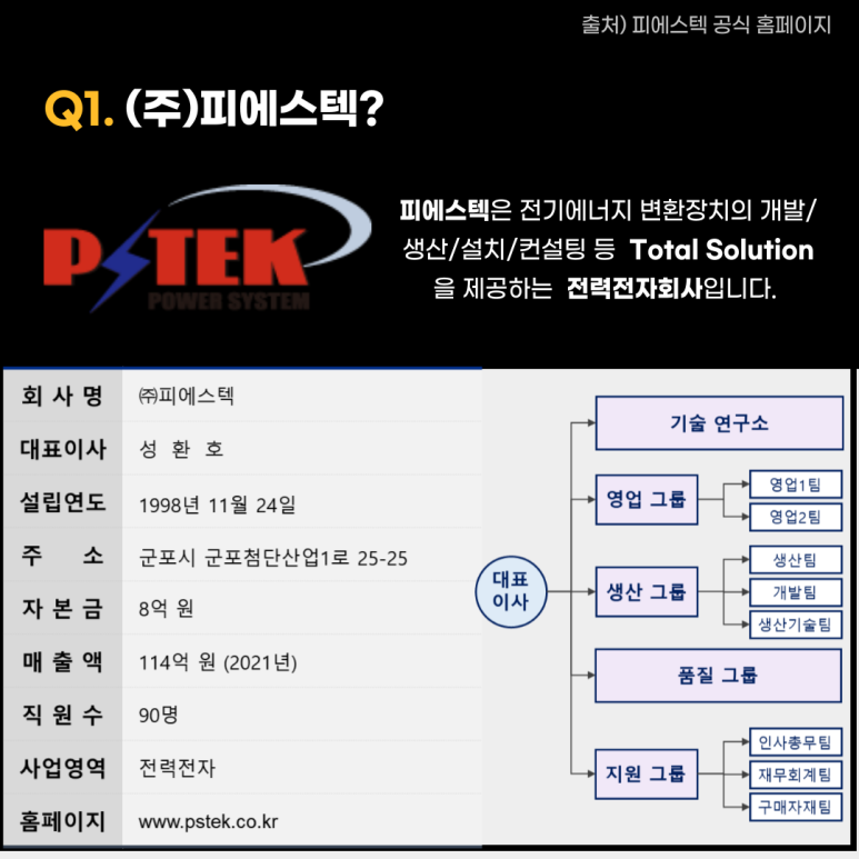피에스텍(주) 이미지