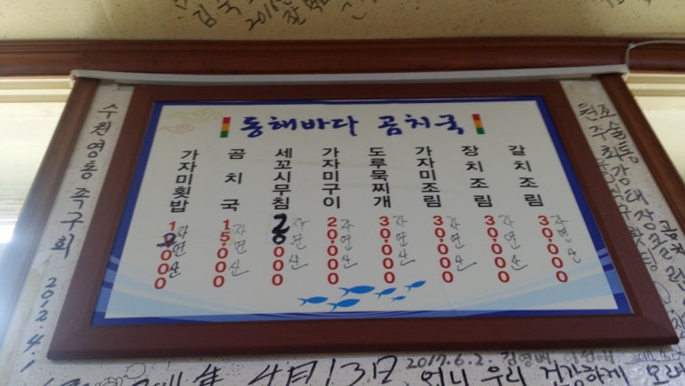 동해곰치 이미지