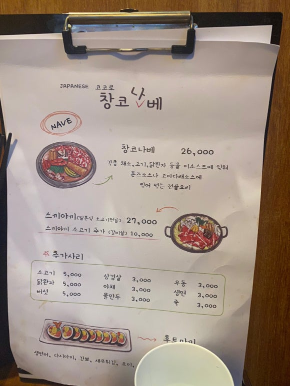 코코로창코나베 이미지