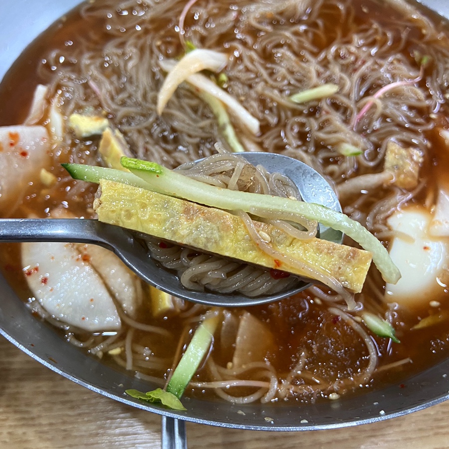 진주육전밀면 이미지