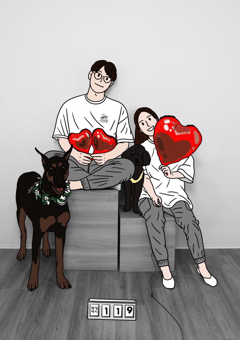 동탄셀프사진관흑백기록 이미지