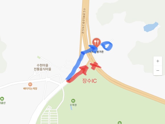 무네미로 장수IC 이미지