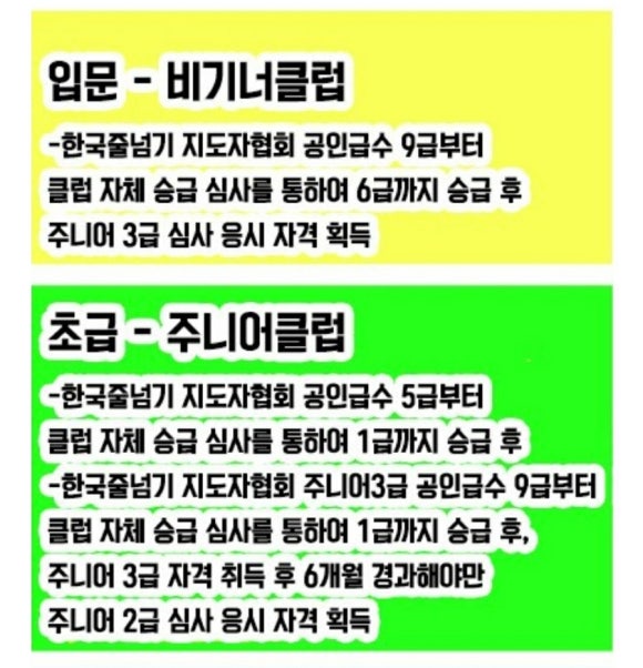 한국파워점핑줄넘기클럽 이미지