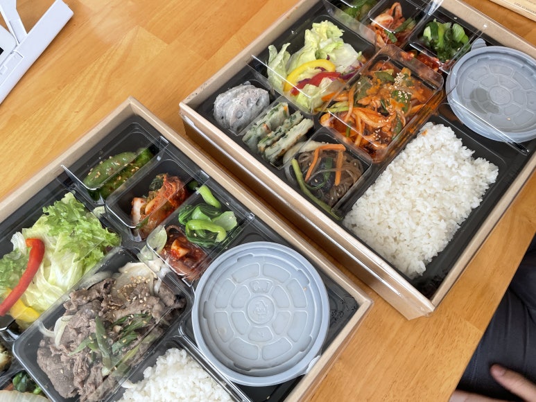 산들해 도시락과 반찬 이미지