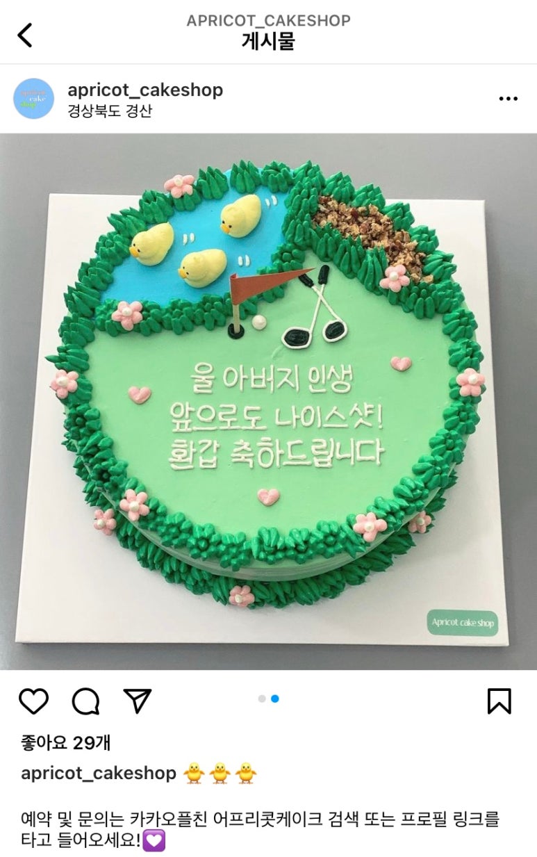 어프리콧케이크 이미지