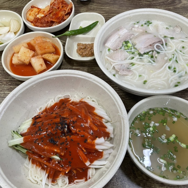 왕고모네국수 이미지