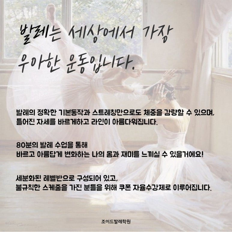 조이드발레학원 이미지
