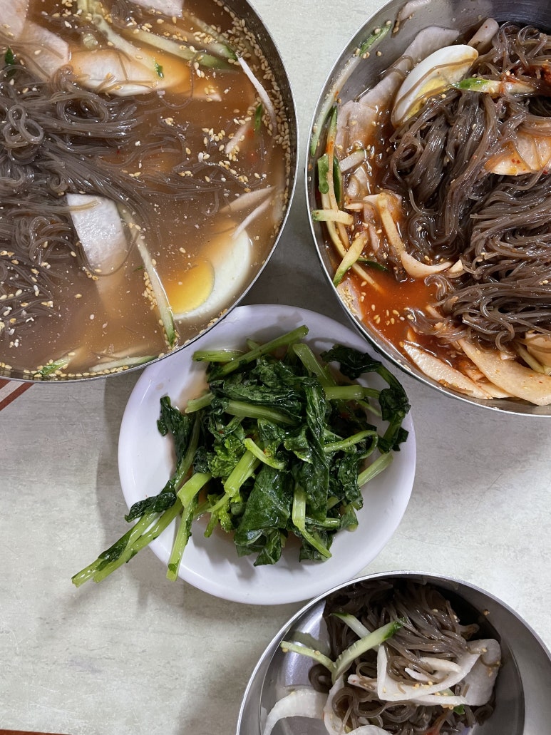 송월냉면 이미지