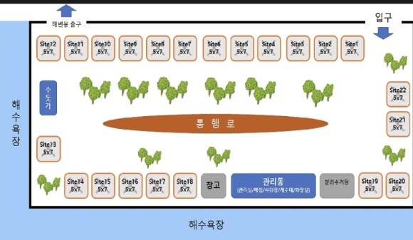 청포대일등캠핑장 이미지