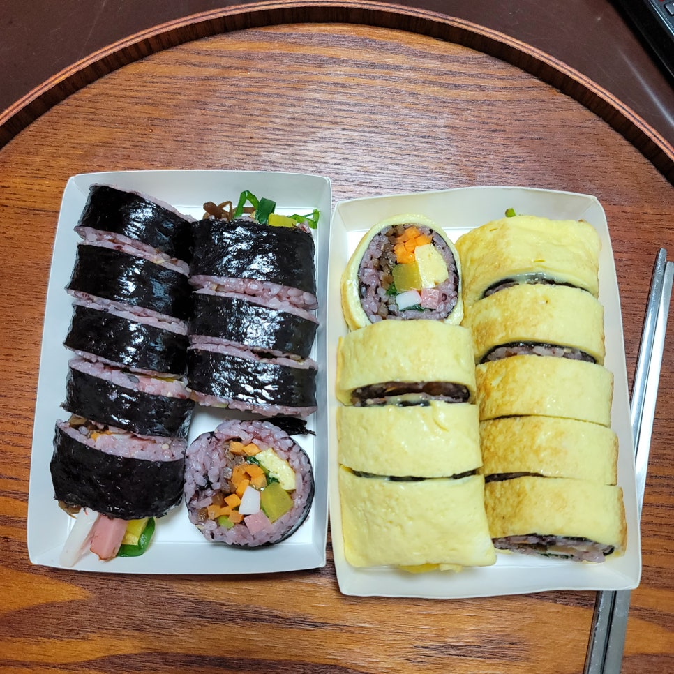 딜리버리푸딩김밥 이미지