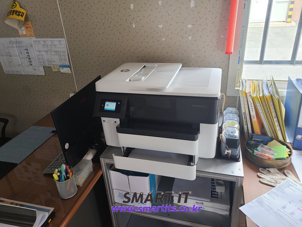 [대전잉크젯] HP7740 초기 스캐너 불량 수리 : 네이버 블로그