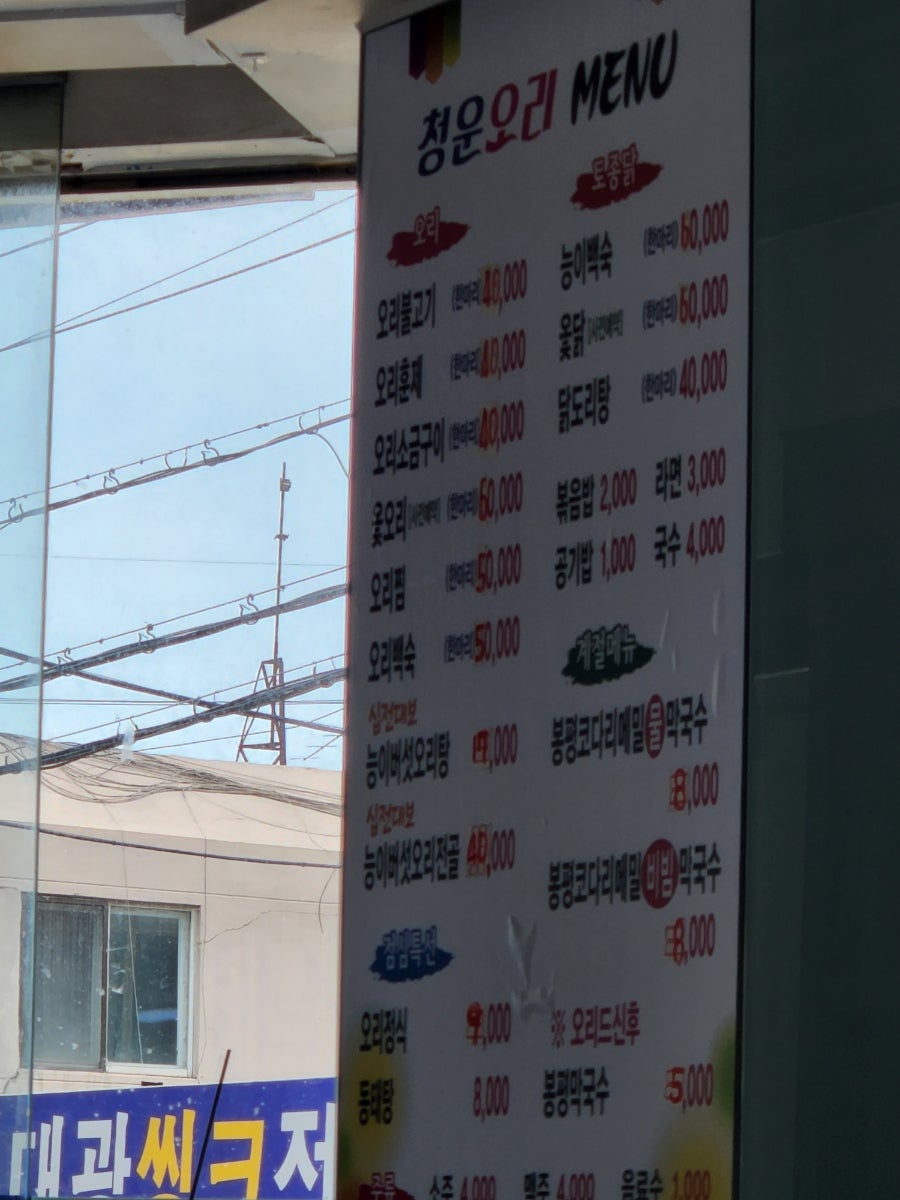 청운오리 이미지