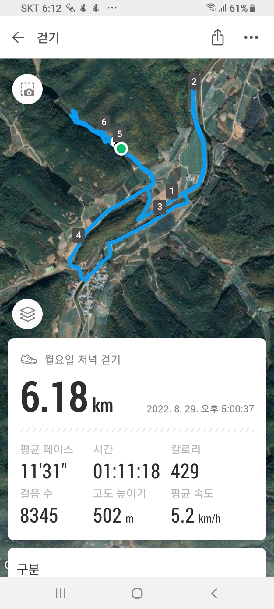 오후5시;사과밭 이미지