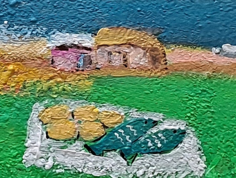 보리떡다섯개 이미지