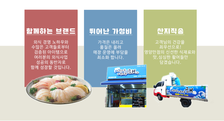 포장횟집 이미지