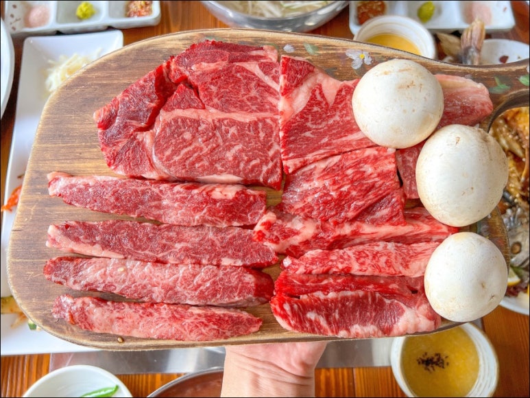 명품한우갈비살 이미지