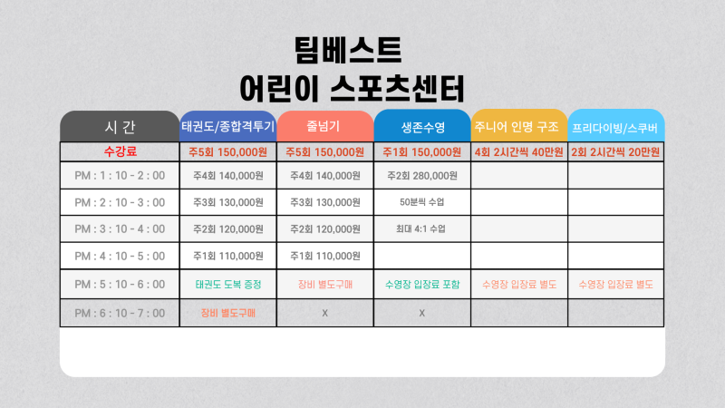 팀베스트휘트니스센터 이미지