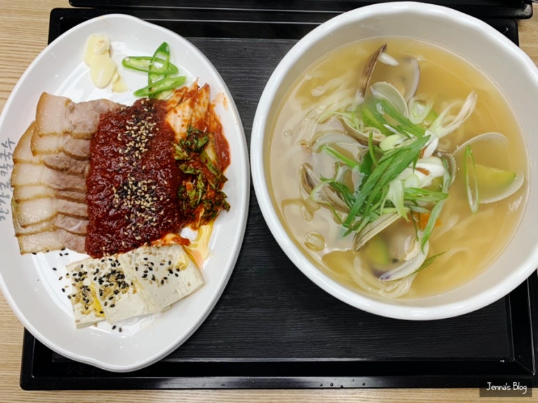 백합칼국수 & 보쌈 이미지