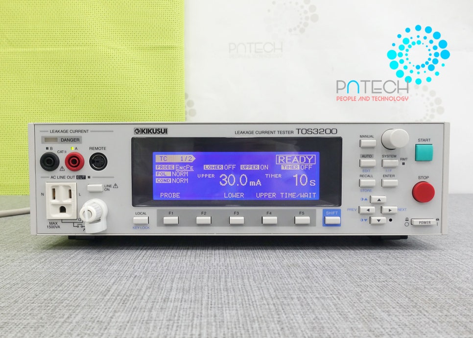 중고 계측기 판매 키쿠수이 Kikusui TOS3200 누설전류검지기/테스트기 Leakage Current Tester