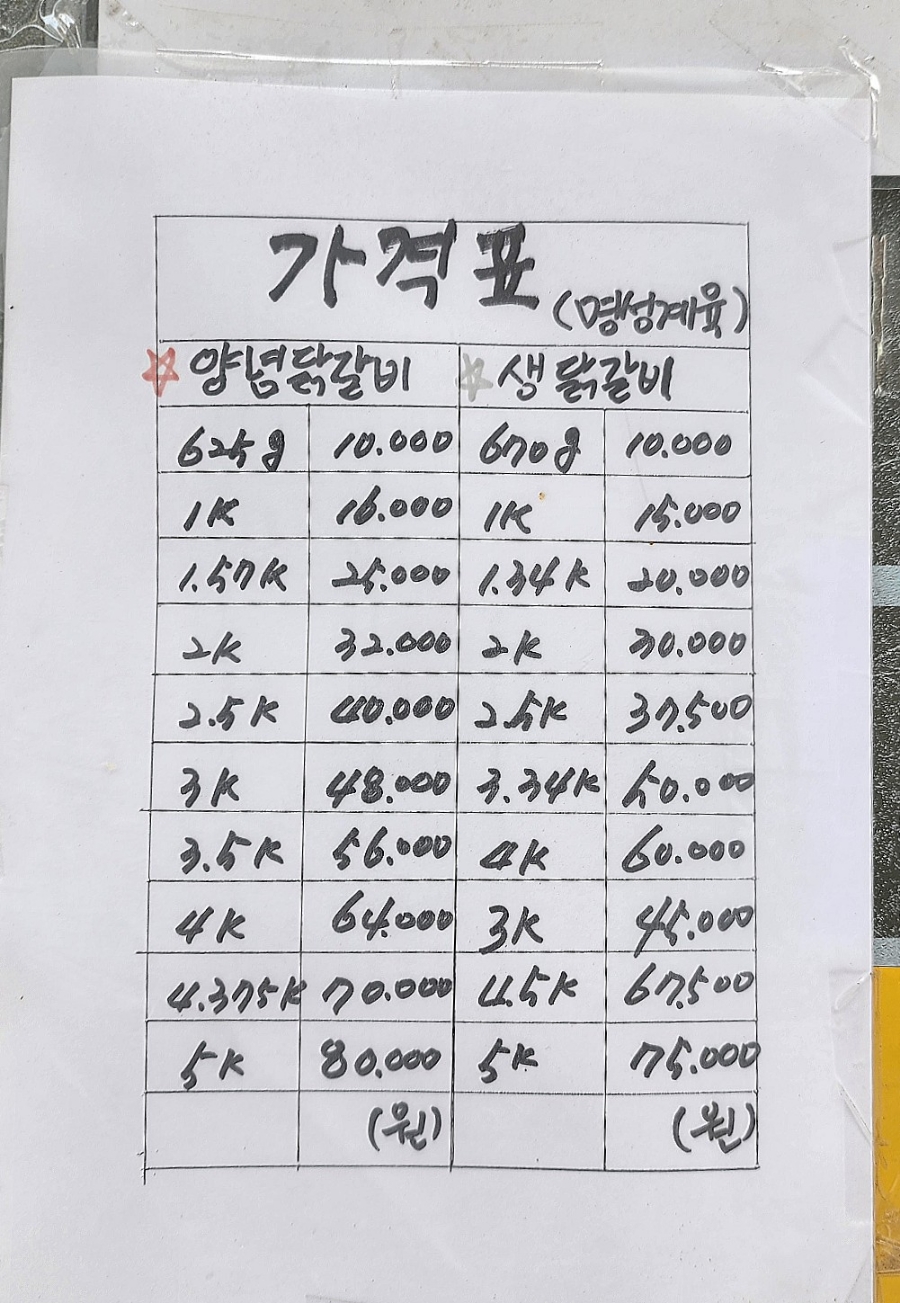 명성계육 이미지