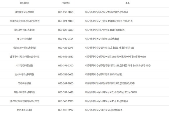 가족사랑소아과의원 이미지