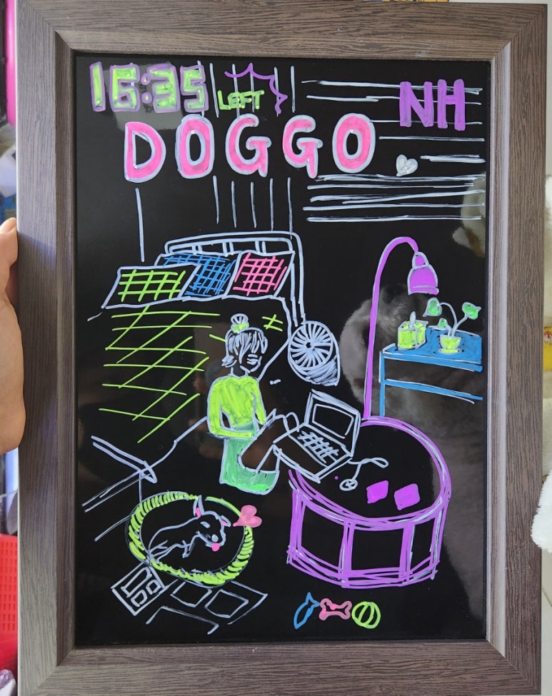 도고(doggo) 이미지