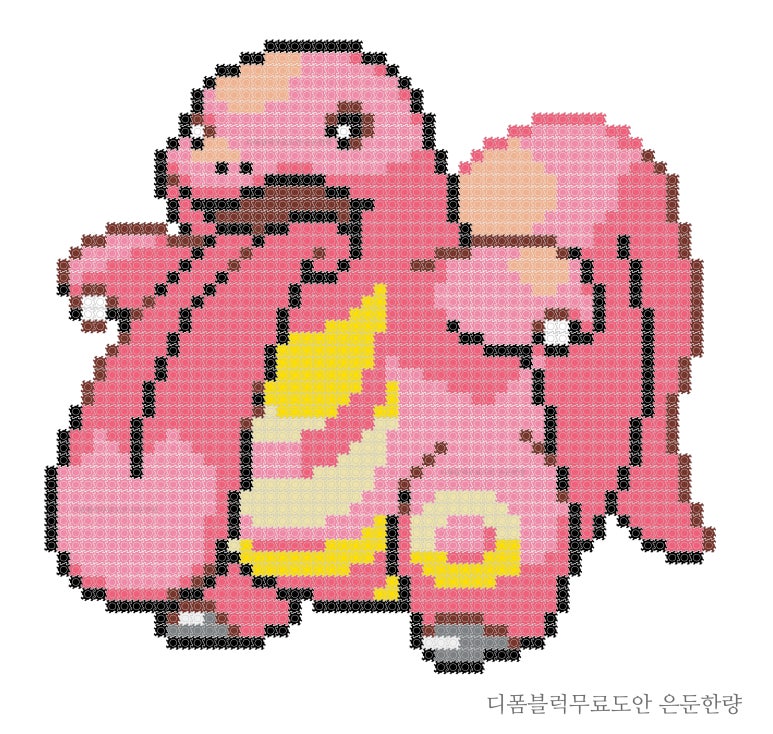 디폼블럭도안 - 포켓몬 108 내루미 : 네이버 블로그
