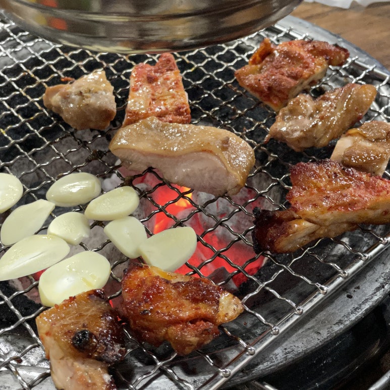 [딱이야 숯불 닭갈비 오산점] 오산 원동 맛집 l 날치알 가득, 양도 많고 친절한 숯불에 구워먹는 닭갈비 집ㅣ주차방법 : 네이버 블로그