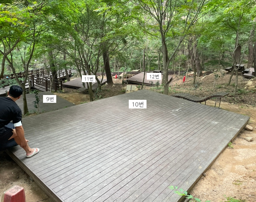화왕산자연휴양림야영장 이미지