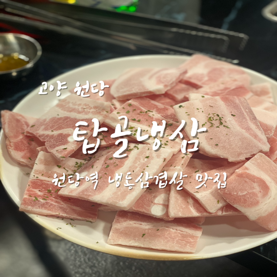탑골냉삼 이미지
