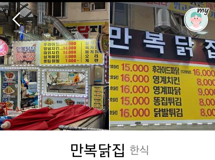만복닭집 이미지