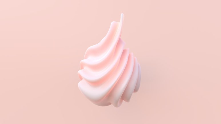 디저트 크림 이미지