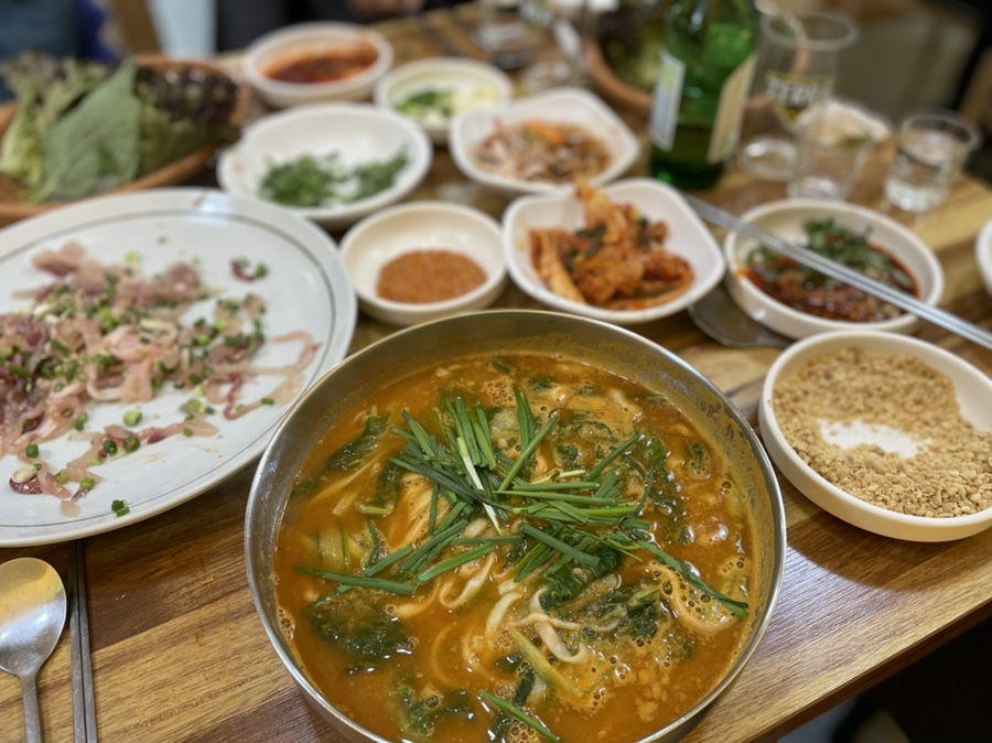 경호강나루터어탕칼국수 이미지