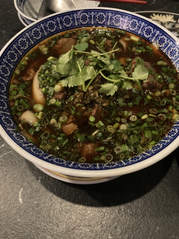 쯔란우육면 이미지
