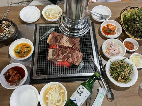 민속숯불갈비 이미지