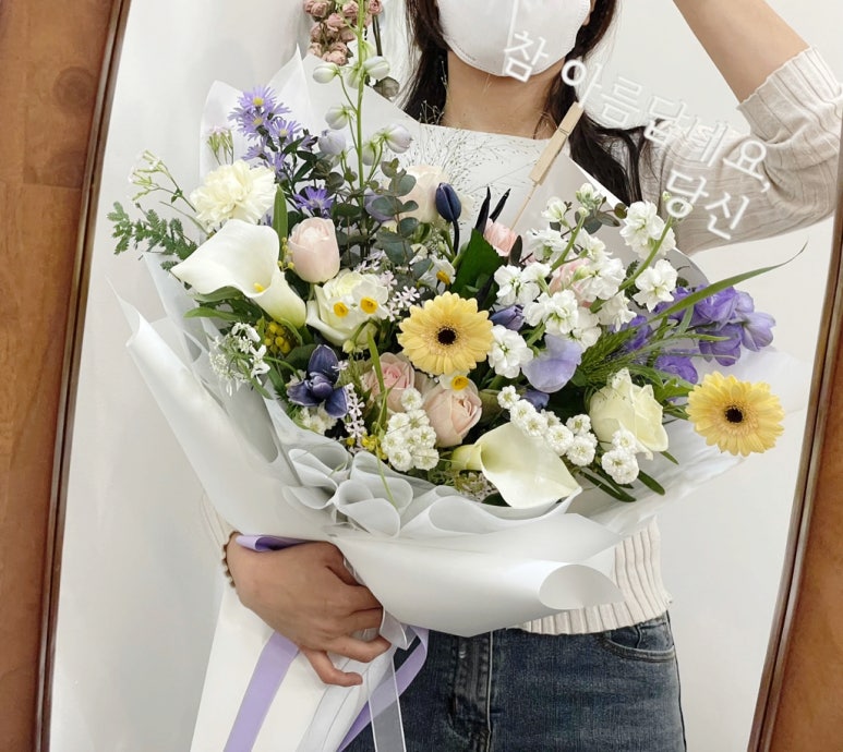 오로지;꽃 이미지