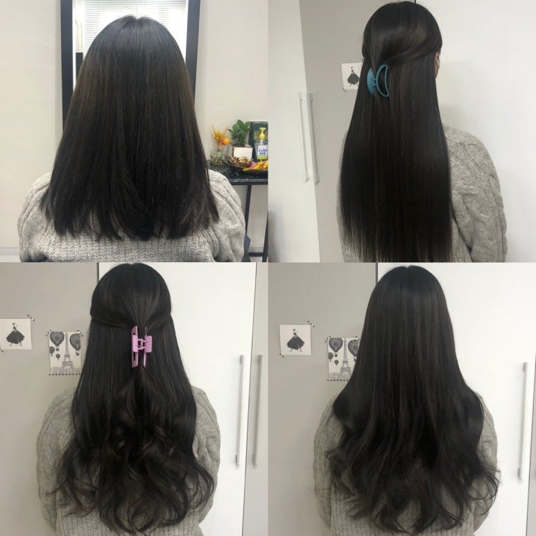 온붙임머리 이미지