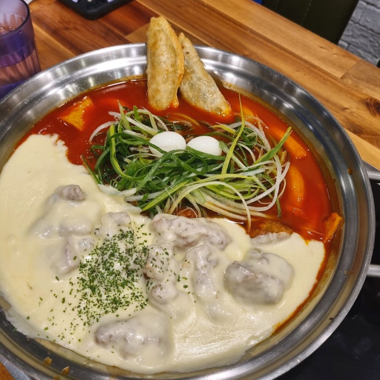 떡볶이&감자튀김 이미지
