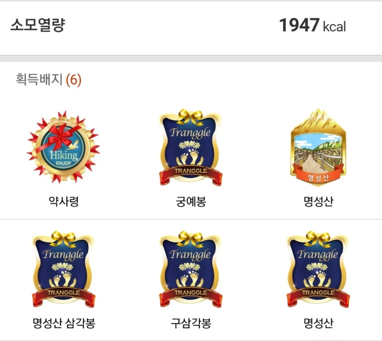 구삼각봉 정상 이미지