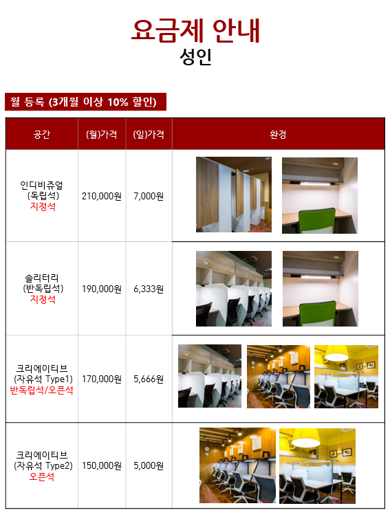 토즈스터디카페도농센터 이미지