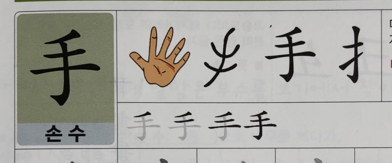 손.수[手] 이미지